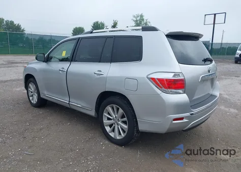 2013 Toyota Highlander Hybrid Limited V6 from USA, damaged, VIN JTEDC3EH7D2011124